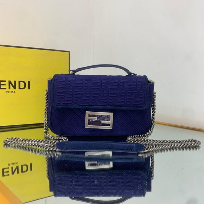 Fendi Clutches Shoulder Bag 8BR793 Bubao Blue